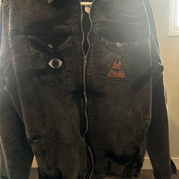 Cuidado con el Perro Jean Rocker Jacket - Picture 3 of 5